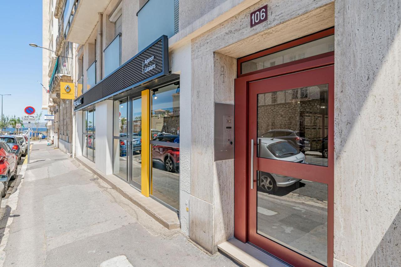 Studio Avec Balcon, Plage A 50M, Proche Vieux Port Marseille Eksteriør billede